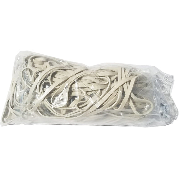 PlasticMill Rubber Bands - #33 Size - White Rubberbands - 100 Count
